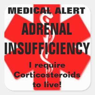 ADRENAL insufficiency stickers