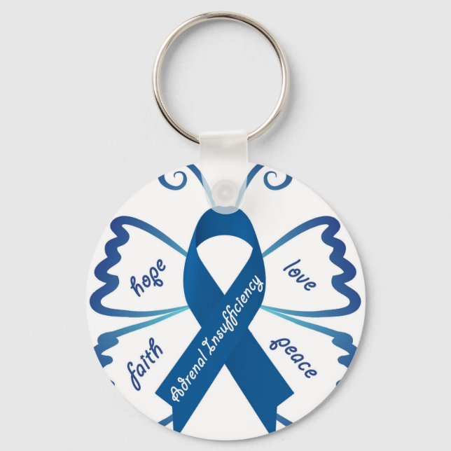 Adrenal Insufficiency: We Need Your Support Keychain (Front)