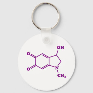 Adrenaline Molecular Chemical Formula Keychain