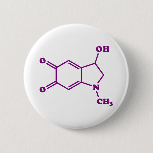Adrenochrome Molecular Chemical Formula 2 Inch Round Button