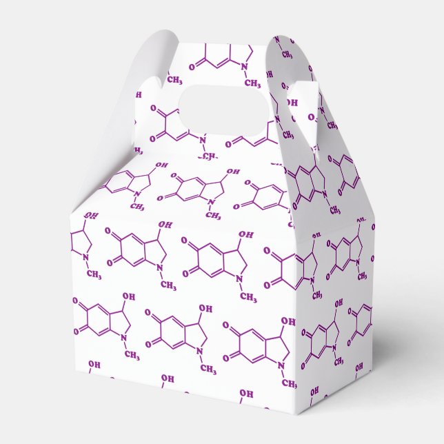 Adrenochrome Molecular Chemical Formula Favor Box (Front Side)