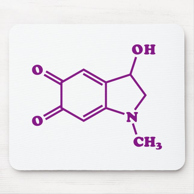 Adrenochrome Molecular Chemical Formula Mouse Pad (Front)