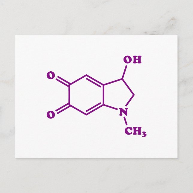 Adrenochrome Molecular Chemical Formula Postcard (Front)