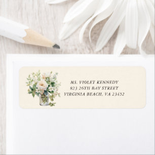 Adresse aquarelle bohème enchantée