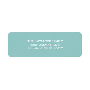 Adresse blanche Aqua