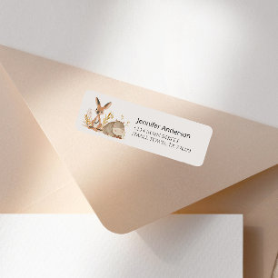 Adresse de Baby Shower Animaux de la Nurserie Safa