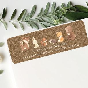 Adresse de Baby shower de forêt enchantée
