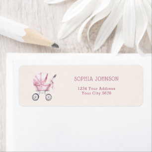 Adresse de Baby Shower de Landau de Bébé Vintage R