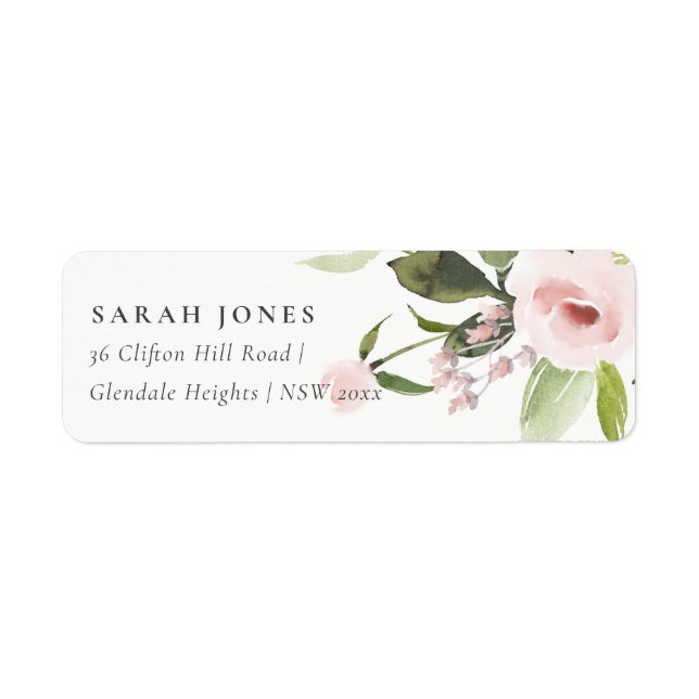 ADRESSE DE BUNCH FLORALE ROSE ROSE BLANC SOUS-COUL (Devant)