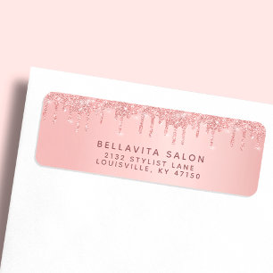 Adresse de coiffeur aux gouttes de paillettes en o
