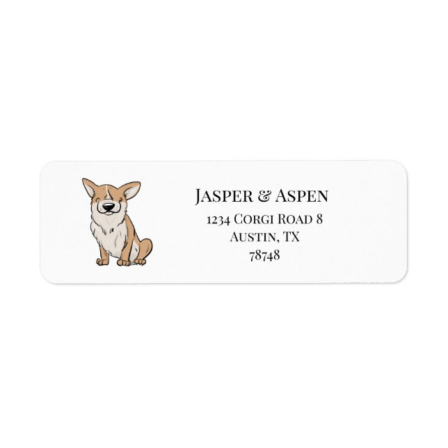 Adresse de Corgi (Devant)