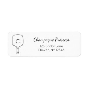 Adresse de Fête des mariées de script moderne Pick