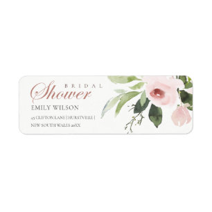 ADRESSE DE FÊTE DES MARIÉES ROSE ROSE ROSE DOUCE S
