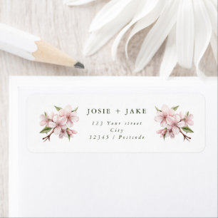 Adresse de fleur rose de cerisier doux