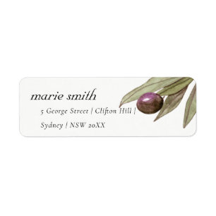 ADRESSE DE FOLIAGE DE COULEUR D'EAU OLIVE RUSTIQUE
