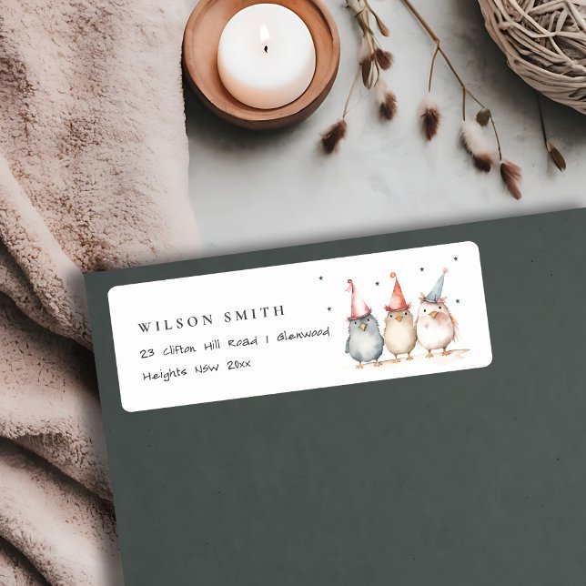 Adresse de l'Anniversaire de enfant des oiseaux de (Créateur téléchargé)