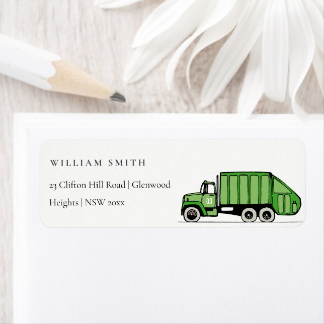 Adresse de l'Anniversaire de enfant du camion-poub (En situation)