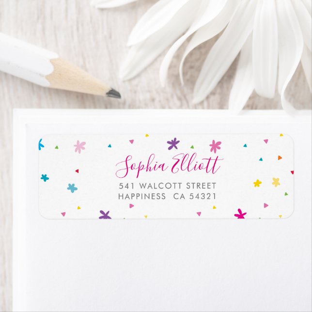 ADRESSE DE L'ENVOI couleurs assez vives (En situation)