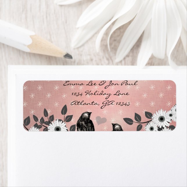 Adresse de l'Inséparable rose de forêt enchantée (En situation)