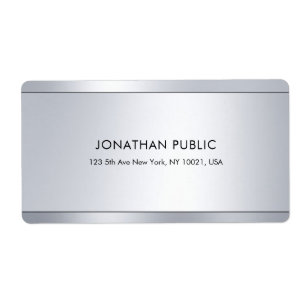 Adresse de livraison professionnelle Silver Elegan
