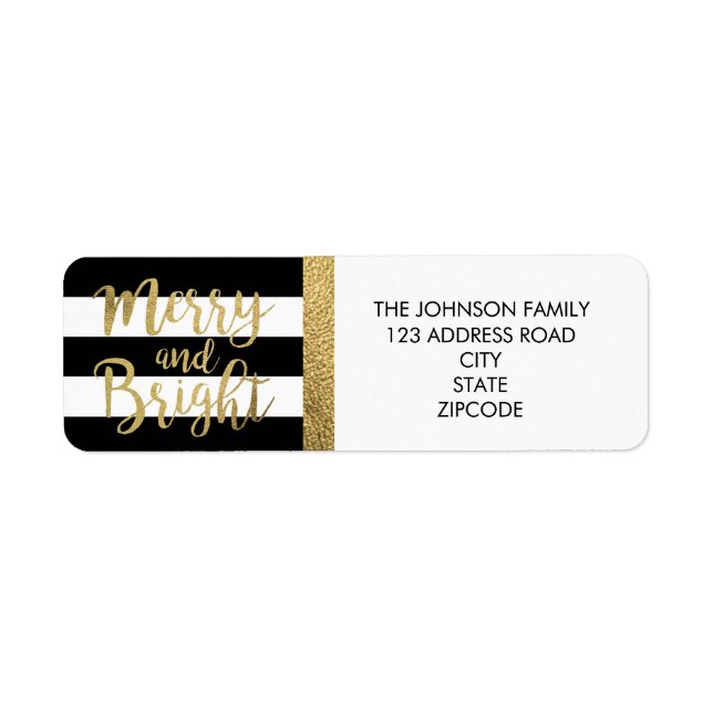 Adresse de Noël de la bande noire et blanche "Joye (Devant)