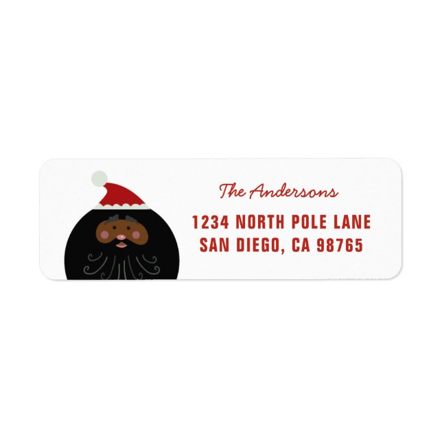 Adresse de Père Noël Noir Mte Funny (Devant)