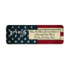 Adresse de retour American Flag 1776
