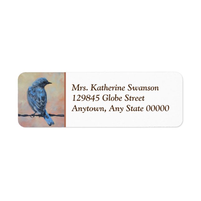 Adresse de retour Bleubird Fine Art (Devant)