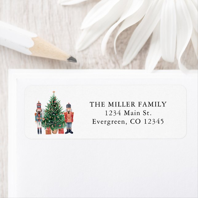 Adresse de retour Casse-Noisette (Nutcracker Return Address Label
)