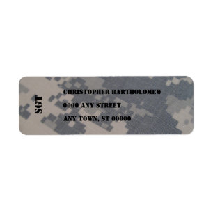 Adresse de retour d'ACU Camo