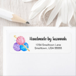Adresse de retour d'affaires Crochet artisanal