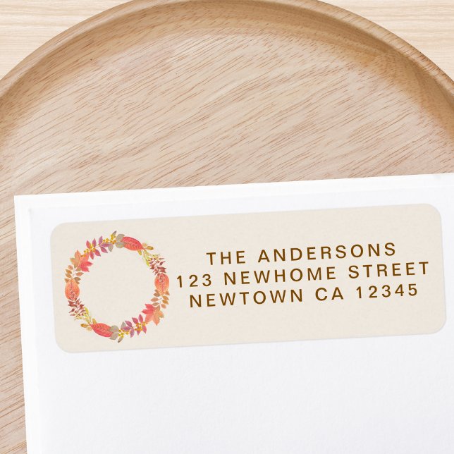 Adresse de retour d'automne (Créateur téléchargé)