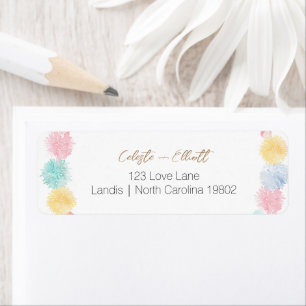 Adresse de Retour de Baby Shower Winter Wonderland