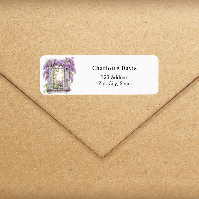 Adresse de retour de la fenêtre Fils de lavande (Créateur téléchargé)