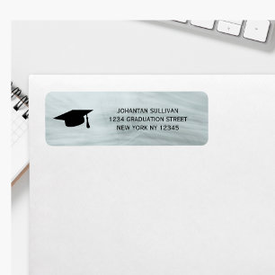 Adresse de retour de la graduation moderne