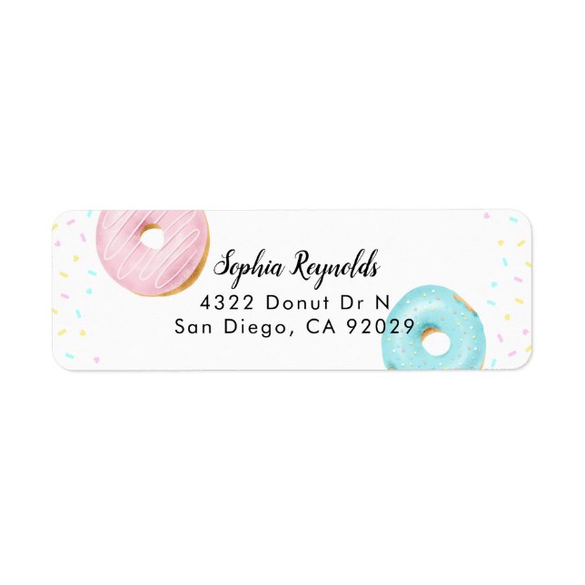 Adresse de retour de la partie Donut (Devant)