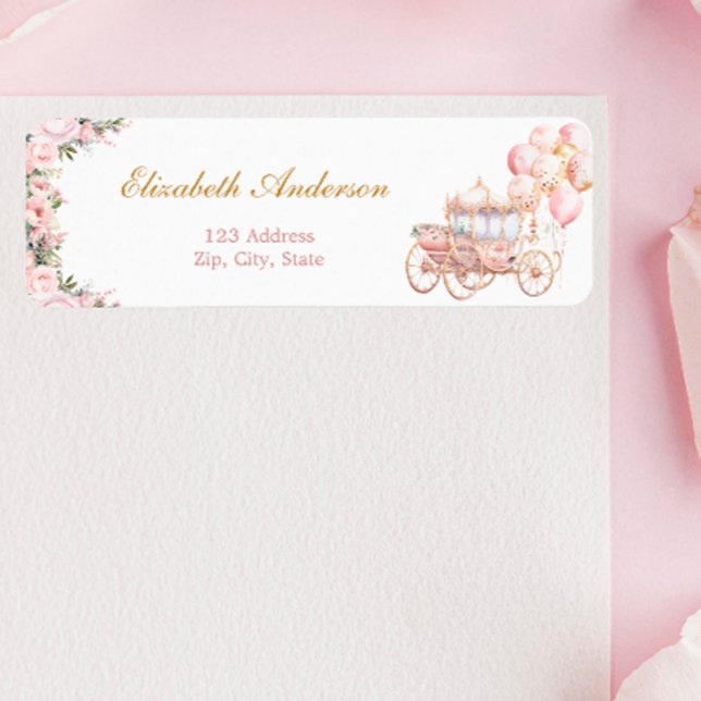 Adresse de retour de la Princesse Rose et Gold (Créateur téléchargé)