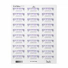 Adresse de retour de la réception de mariage Lavan