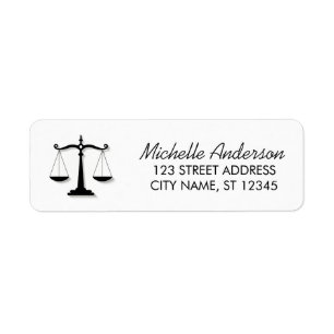 Adresse de retour de l'avocat professionnel branch