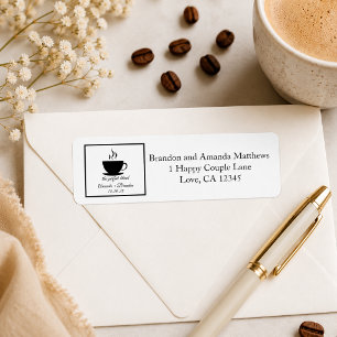 Adresse de Retour de Mariage Parfait Mélange
