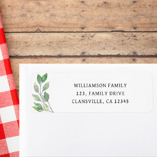 Adresse de retour de réunion familiale