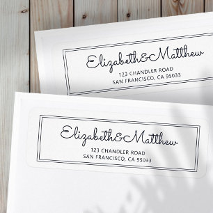 Adresse de retour de script cursif simple