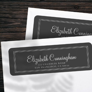 Adresse de retour de script cursif simple