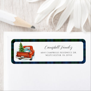 Adresse de retour de Tartan Campbell du Camion Rou