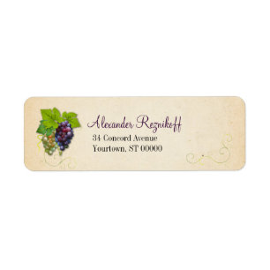 Adresse de retour de vigne
