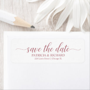 Adresse de retour d'enregistrement de mariage de c