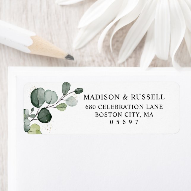 Adresse de retour des Feuilles d'Eucalyptus (En situation)