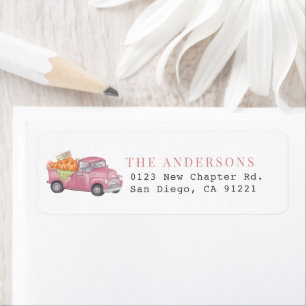 Adresse de retour du camion Citrouille rose