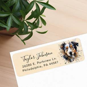 Adresse de retour du chien berger australien