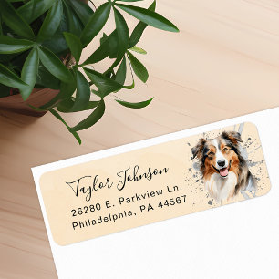 Adresse de retour du chien berger australien